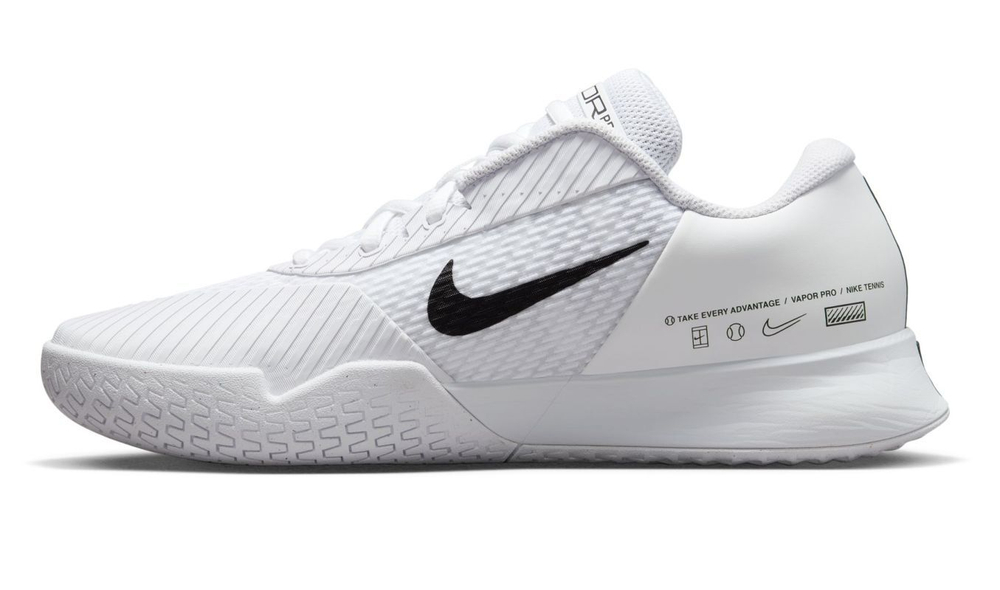 Мужские кроссовки теннисные Nike Zoom Vapor Pro 2 - white/white