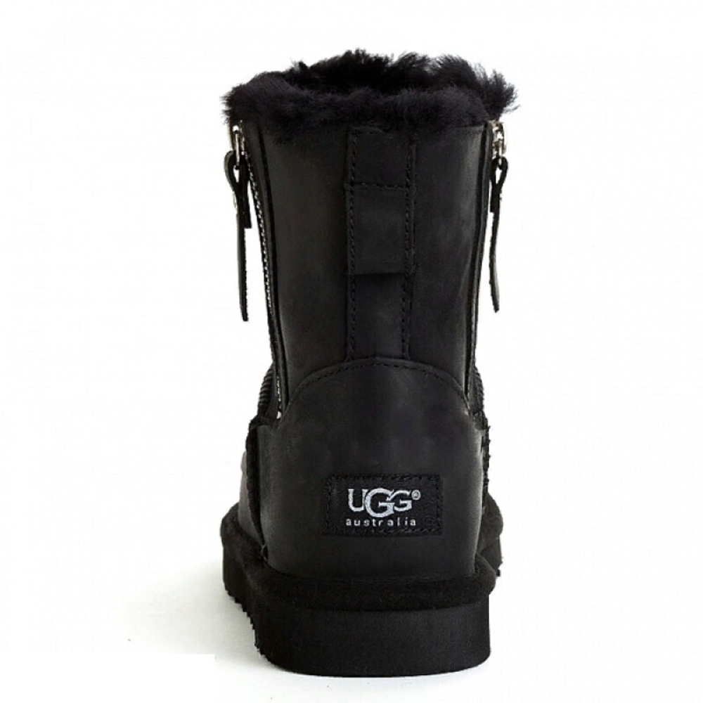 Угги Mini Double Zip Black