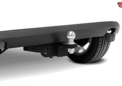 Фаркоп под квадрат c электрикой Smart для Lada (ВАЗ) Kalina II поколение хэтчбек 2013-2018, шар E, 900/75 кг, F.6017.001