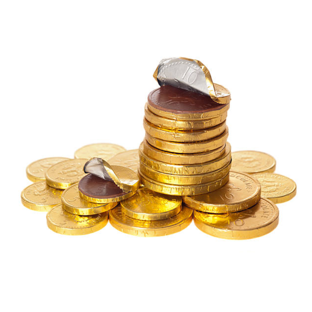 Шоколадные монеты