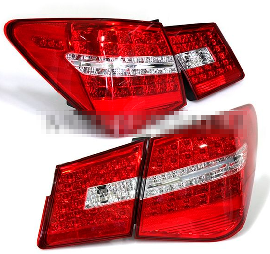 Задние фонари Шевроле Круз 2009 - 2014 V1 type [Комплект Л+П; Светодиодные]