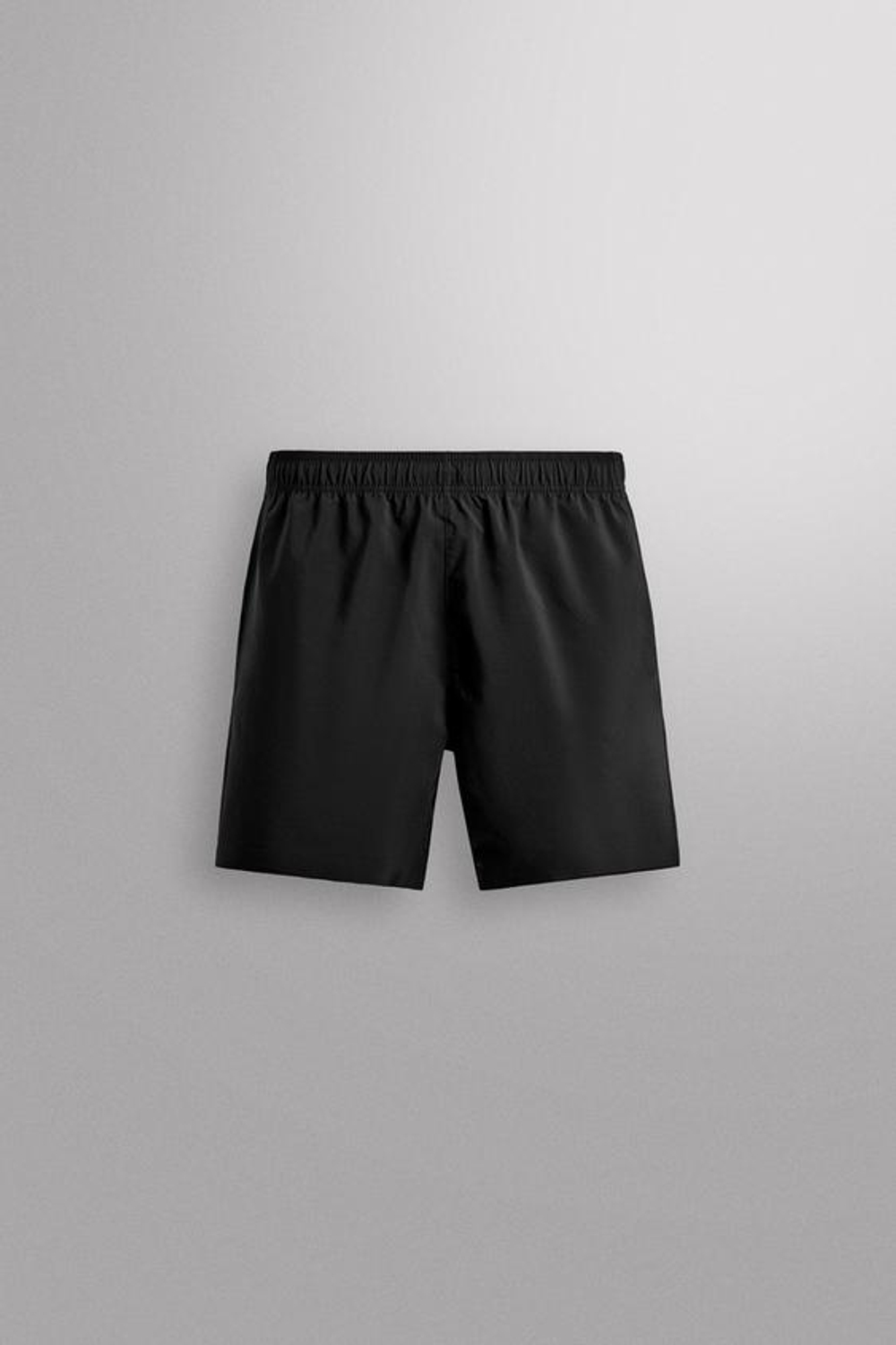 ZARA ПЕРФОРИРОВАННЫЕ ШОРТЫ 9”, ЧЕРНЫЙ