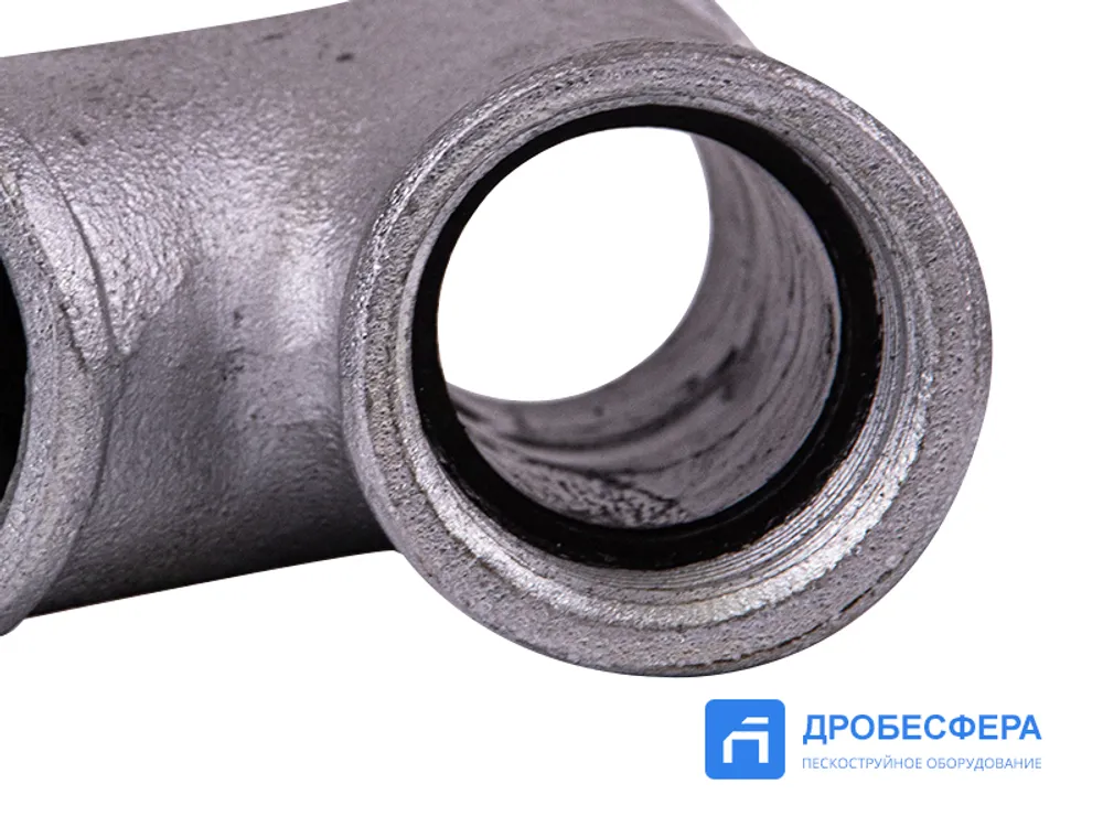 Тройник затвора обрезиненный 45° d 32 арт. 00-00000470