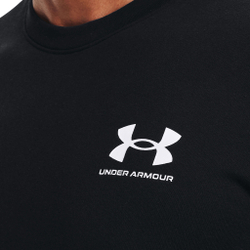Мужское теннисное поло Under Armour Rival Terry LC Long Sleeve Men - Black