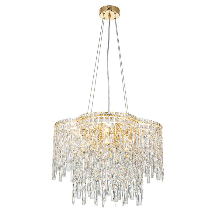 Подвесная люстра Indigo Carletti 12041/12P Gold V000444