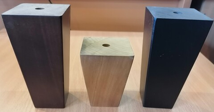 Опора деревянная пирамида темное анегри h120