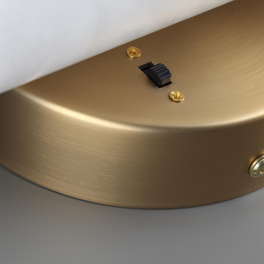 6674/12WL L-VISION ODL24 216 Настенный светильник латунь/металл/алебастр IP20 LED 12W 540Лм 3000K/4000K MARBELLA