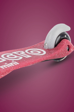 Cамокат Mini Micro Deluxe Блестящий LED розовый