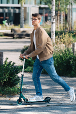 Самокат Micro Sprite ECO LED зелёный