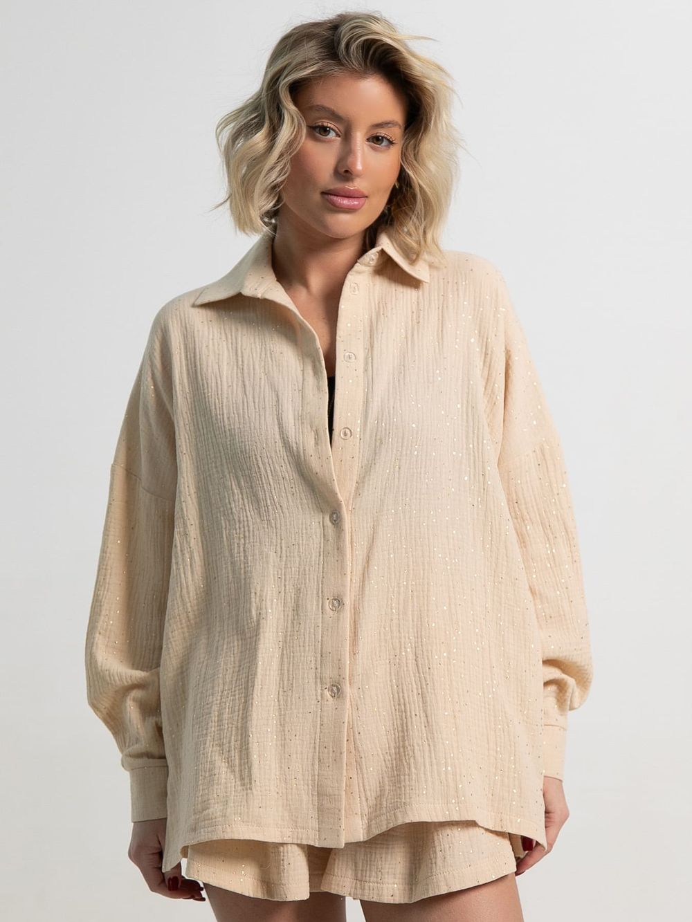 Костюм хлопковый Илария (бежевый) К15344-1М LT Collection