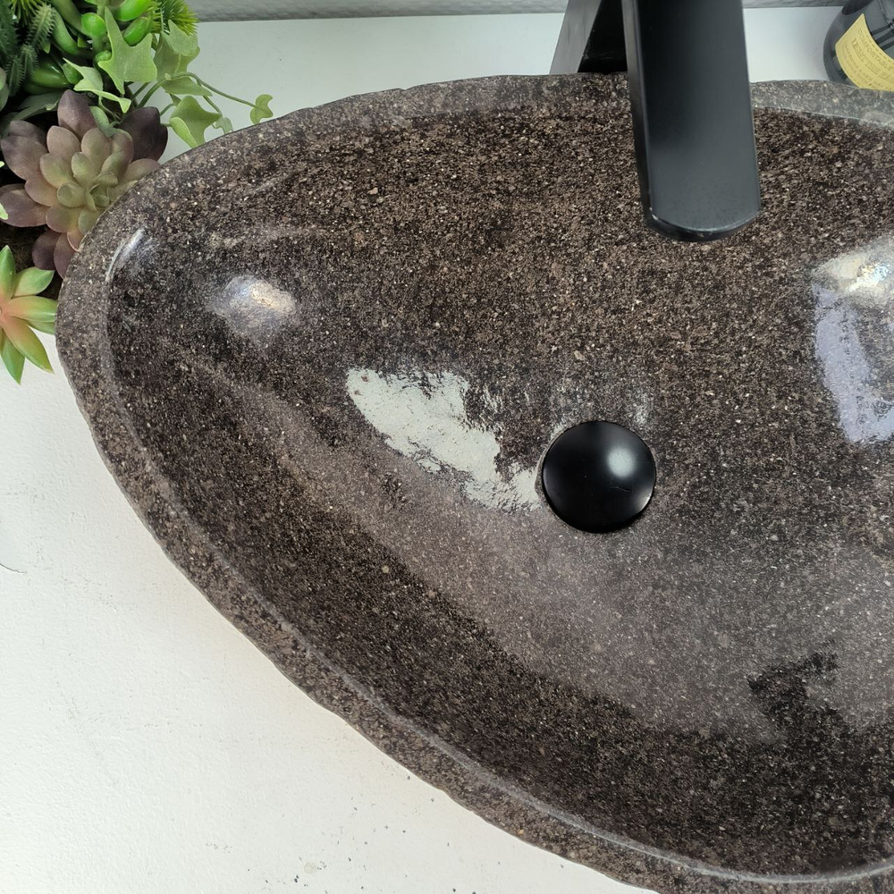 Раковина из речного камня RS-65594 49*38*15 0865