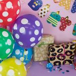 Упаковочная бумага, Крафт (0,7*1 м) Треугольники Люкс, Белый, 1 шт.