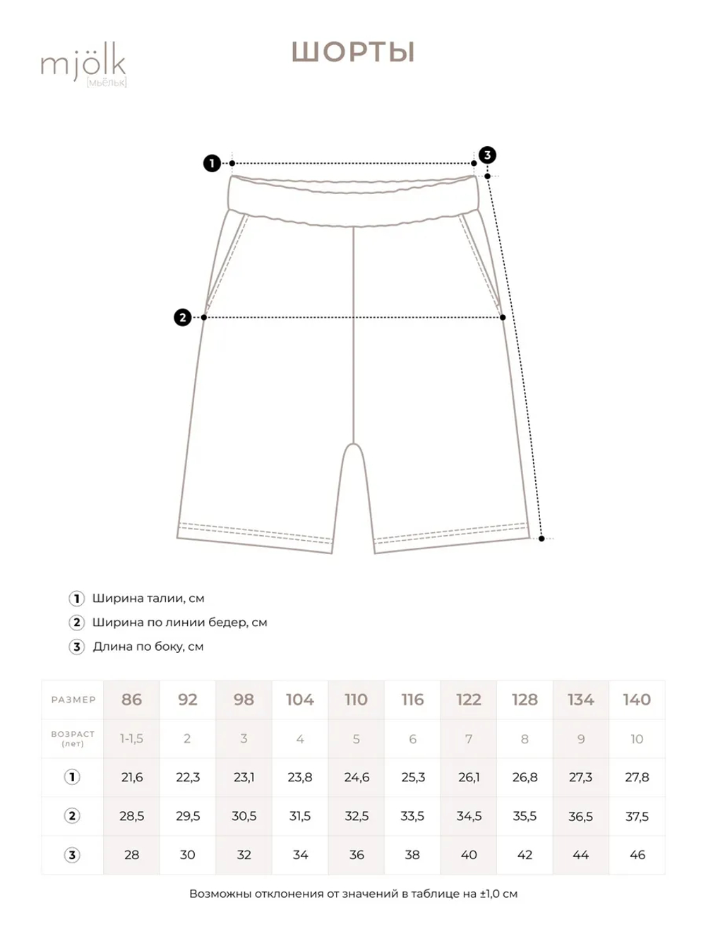 Шорты удлиненные Mjölk Cactus