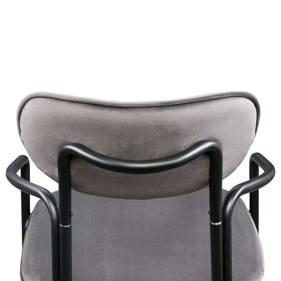 Стул Ror, Round, серый велюр