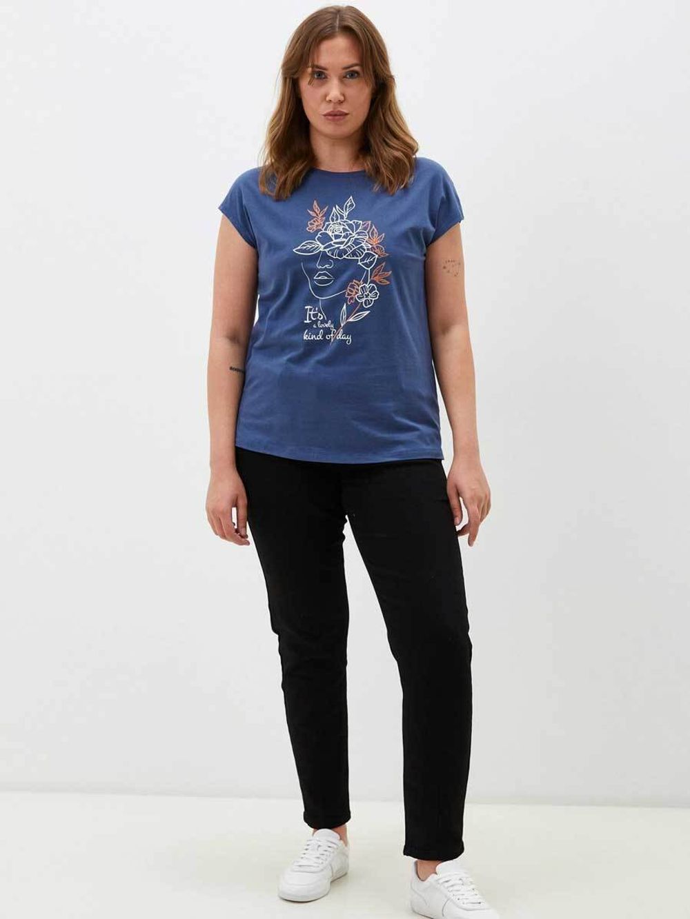 Джинсы на резинке больших размеров