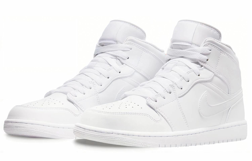 Кроссовки Jordan Air Jordan 1 Mid "Triple White"