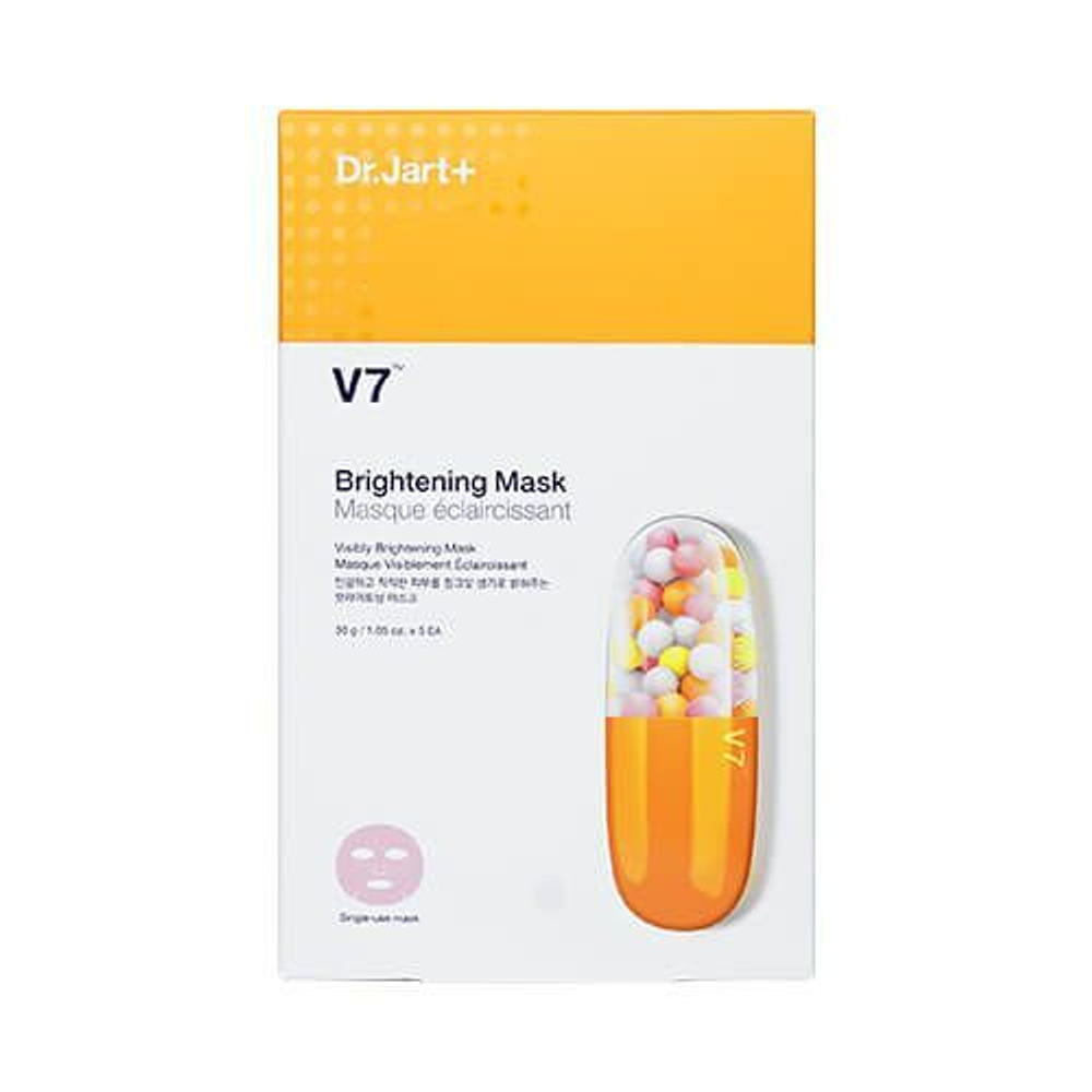 Dr. Jart + V7 Brightening Mask 5 шт (белый)