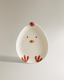 Zara Home набор посуды из фарфора, цвет разноцветный, 21 см