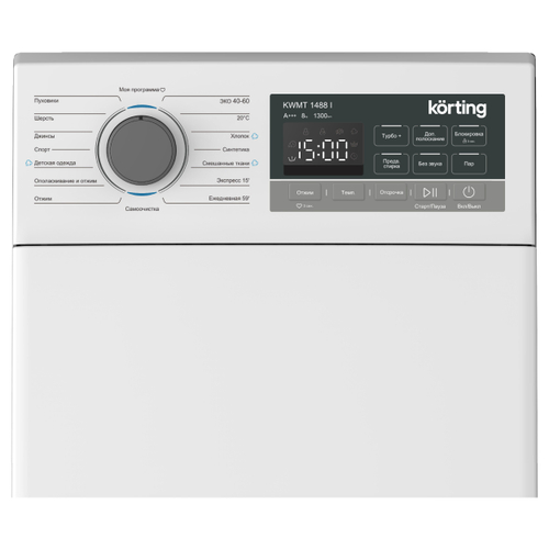 Стиральная машина с вертикальной загрузкой Korting KWMT 1488 I