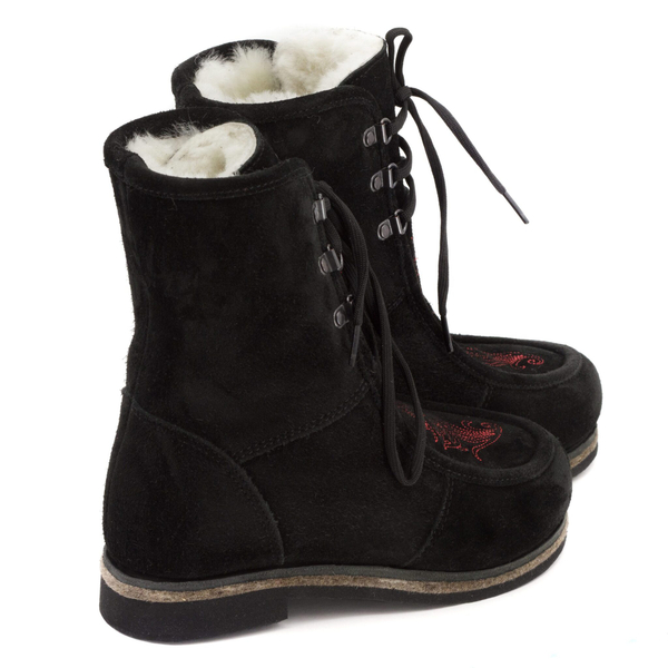 Унты-мартенсы женские из замши