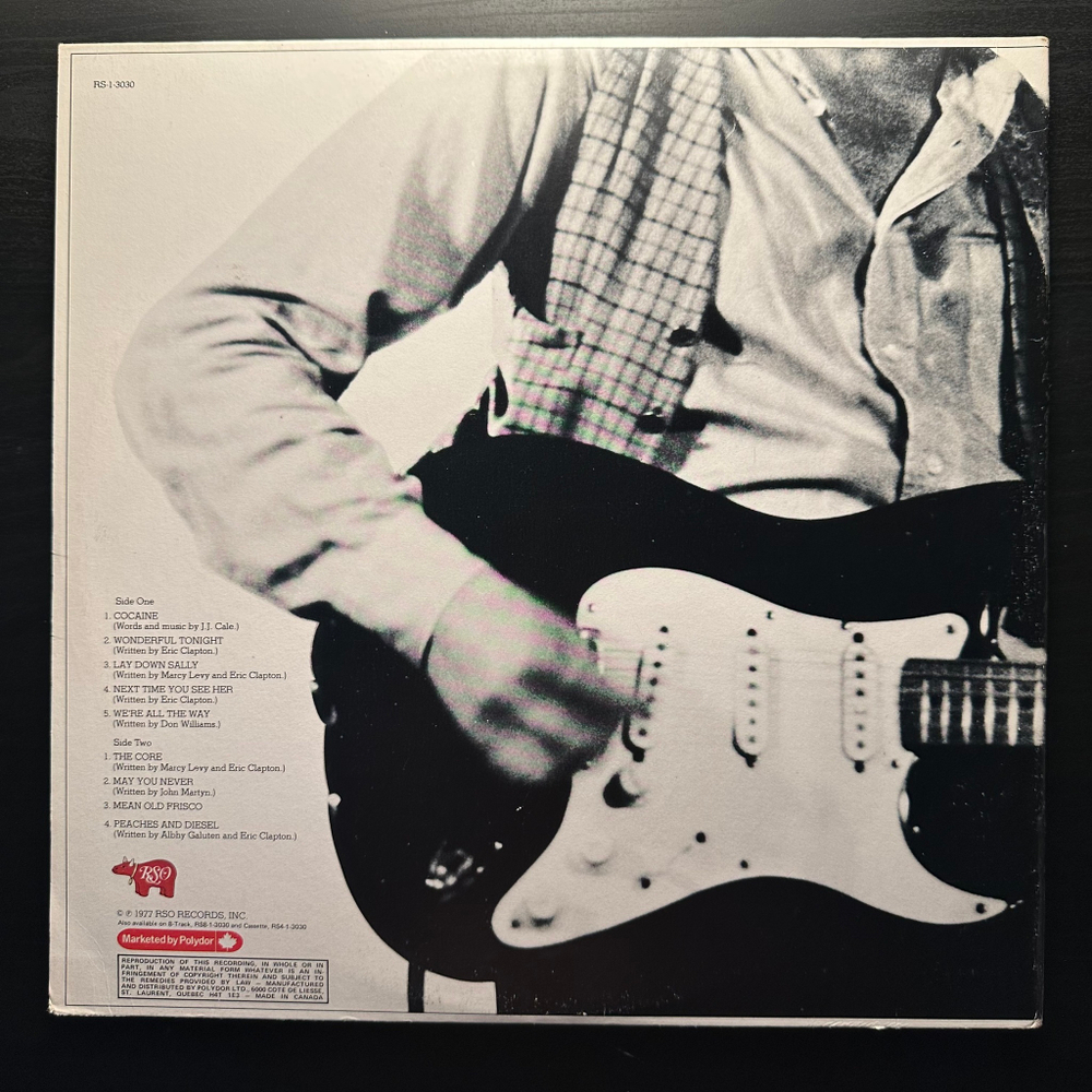Eric Clapton - Slowhand (Канада 1977г.)