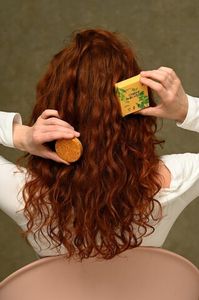 Шампунь твёрдый от перхоти Greena Avocadova, 50 г