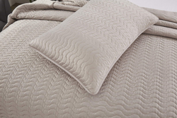 Покрывало 230x250 и 2 наволочки 50х70 Sofi De MarkO Саванна серое