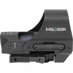 Коллиматорный прицел HOLOSUN OPEN ELITE HE510C-GR (открытый, 2 МОА, 3 метки зеленые, вивер, ip67, титан)