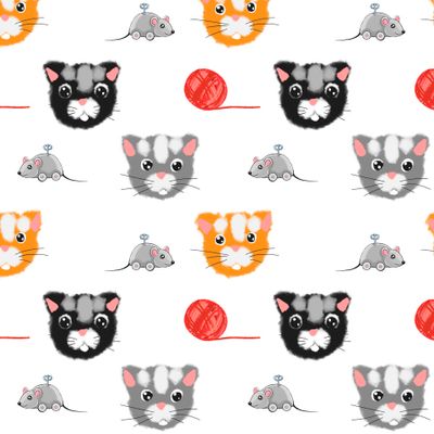 котики мышки