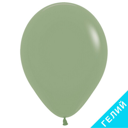Воздушный шар, цвет 027 - эвкалипт, пастель, с гелием