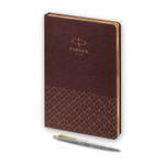 Подарочный набор: Шариковая ручка Parker Jotter Russia + ежедневник, коричневый