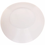 Тарелка «White magic» 21,5*18,5см стеклокерамика Полоска