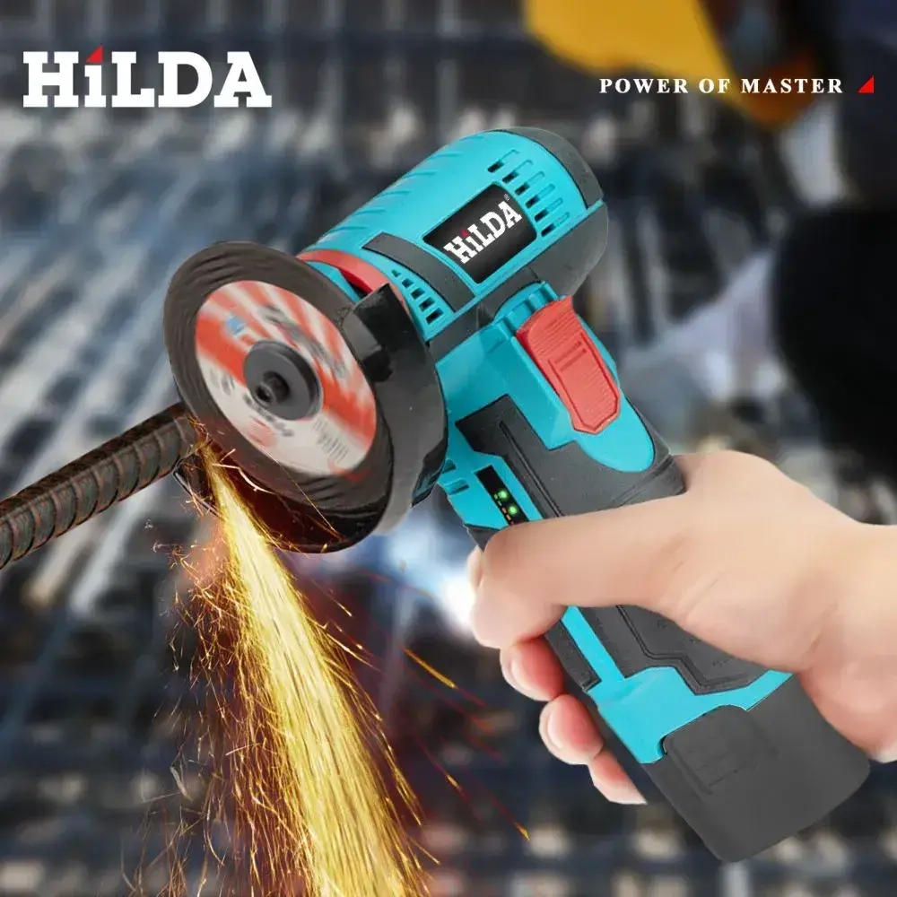 Болгарка аккумуляторная мини ушм / Угловая шлифовальная машина 19500 об/мин