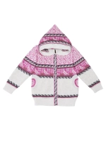 Кофта вязаная с капюшоном