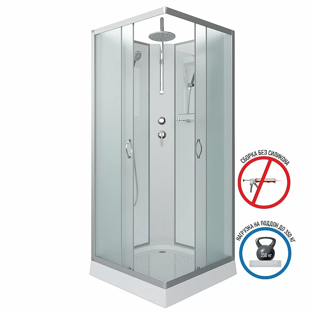 Душевая кабина Niagara Classic NG-1101-14BKT 90x90