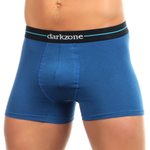 Синие хлопковые трусы-боксеры (Размер: XL) (Цвет: синий)