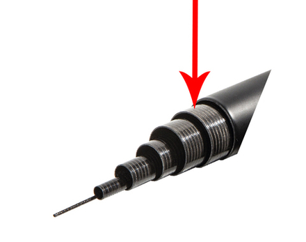 Секция 6 к удилищу Волжанка Универсал 4.5м