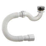 Сифон для душевой кабины, гофрированный, 40х40/50, авто, Orio, А-20589