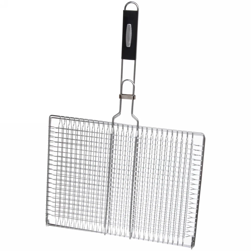 Решетка-гриль 30*40 см BBQ Premium (длина с ручкой 60 см)