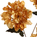 Искусственные цветы «FLOWERS GLAMOUR» 70см Гортензии 3 цветка золотые