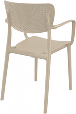 Кресло пластиковое Siesta Contract Loft, бежевый
