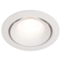 Встраиваемый светильник алюминиевый ЭРА KL100 WH MR16 GU5.3 белый