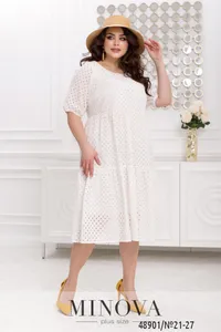 Платье 21-27-Молочный Minova