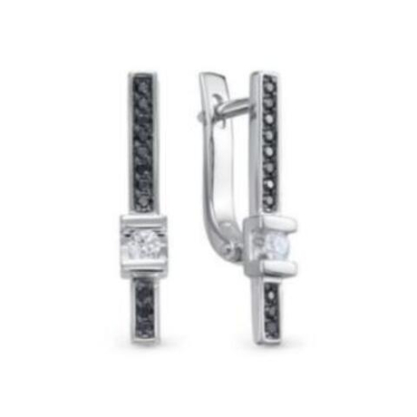 Серьги из золота с бриллиантами