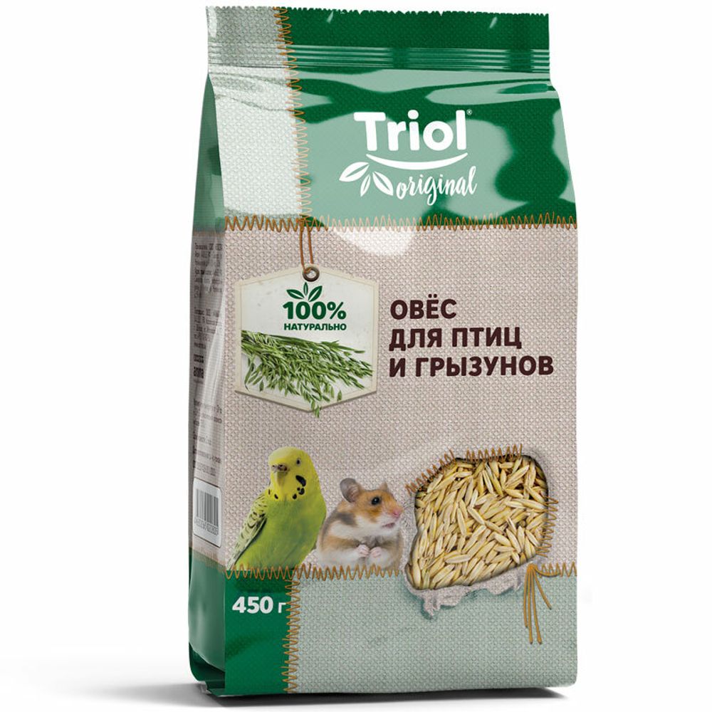 Корм для птиц и грызунов овёс Triol Original Корм для птиц и грызунов овёс Triol Original