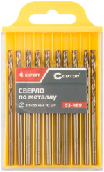 Сверло по металлу Cutop EXPERT, 3,1х65 мм (10 шт) 53-469