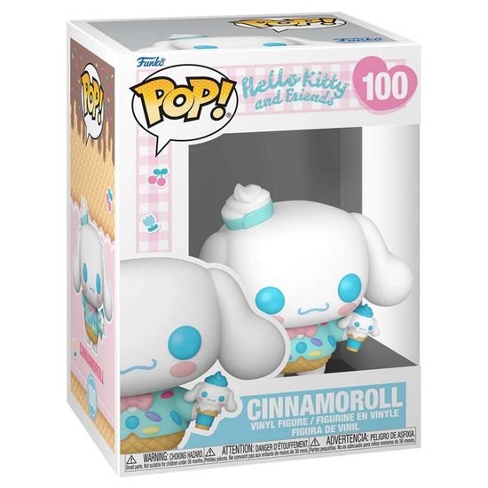 Фигурка Funko POP! Hello Kitty And Friends Cinnamoroll (Ice Cream) (100) 83693 / Фигурка Фанко ПОП! по мотивам мультсериала "Приключения Hello Kitty и ее друзей", Синнаморолл