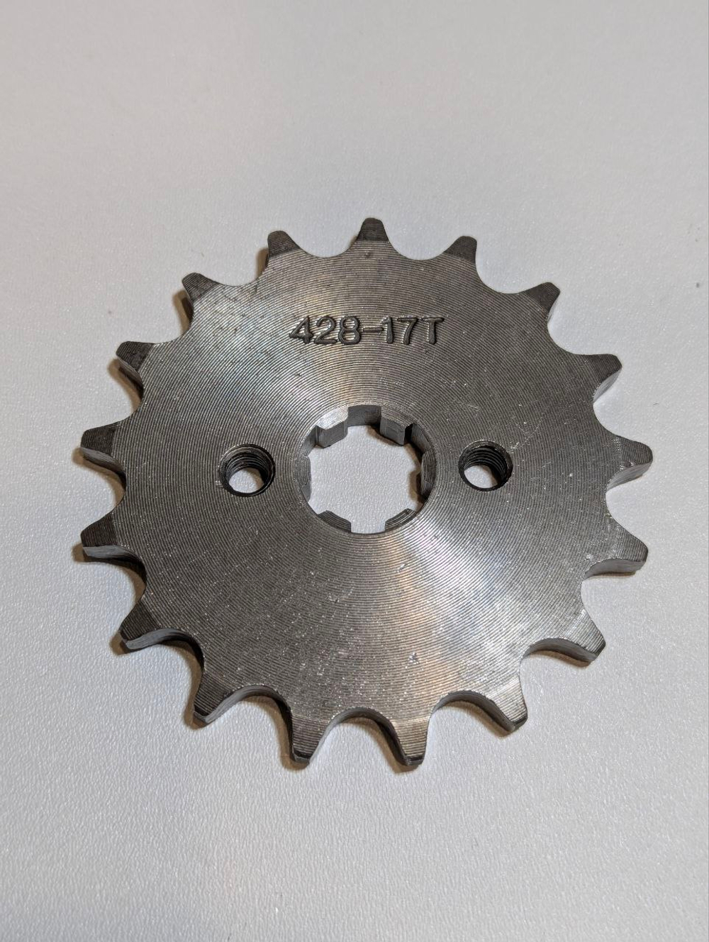 Звезда ведущая передняя для питбайка, мопеда (428-17Т) 17мм сталь