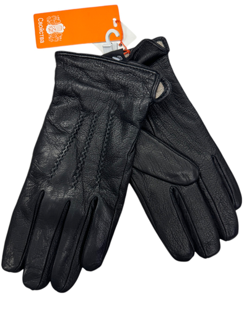 Перчатки. Мужские. Материал верха: Кожа оленя. Подклад: Трикотаж-шерсть.5 шт в упаковке.