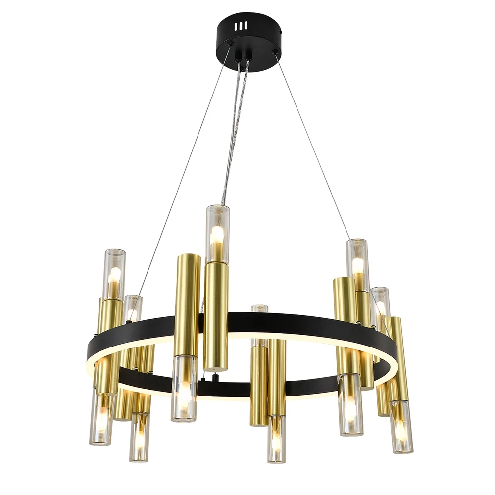 Подвесная люстра Indigo FIAMMA 13027/12P Black V000107L